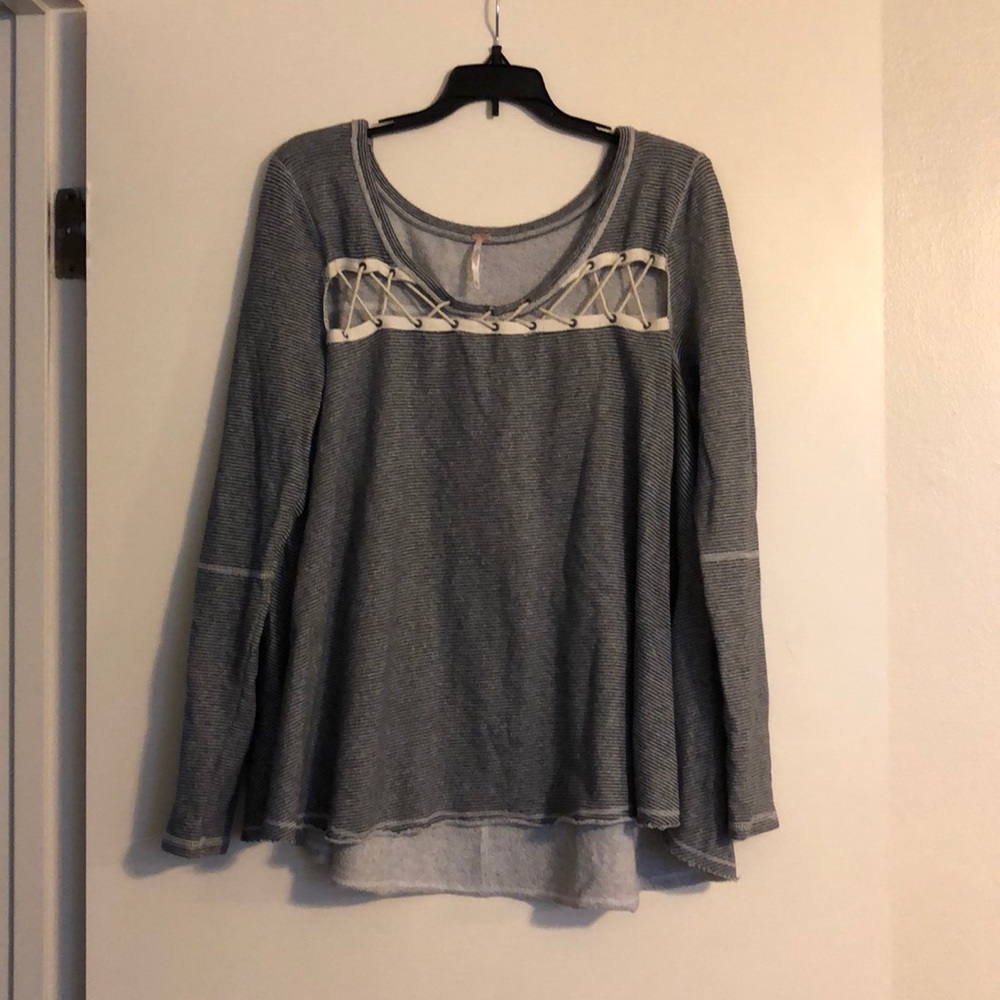 Free People cut-out sweater.